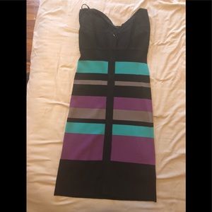 Bandage midi stretchy dress